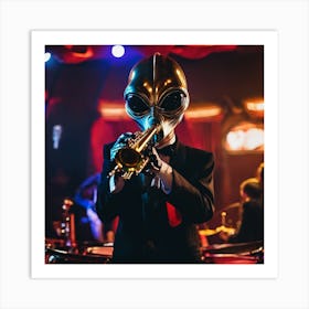 Alien Trumpeter Art Print