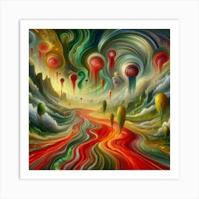 Abstract Painting 7 Art Print