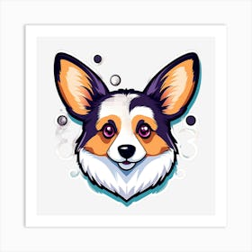 Corgi Art Print