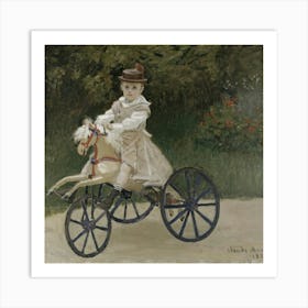 Child In A Carriage Art Print