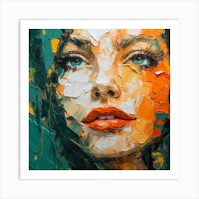 Portrait Of A Woman 17 Art Print