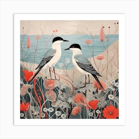 Bird In Nature Common Tern 4 Art Print