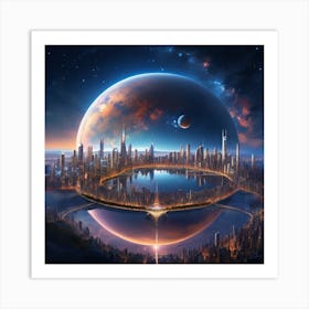 Space City 1 Art Print