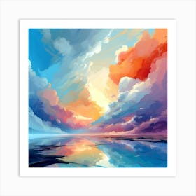 Atmospheric Abstraction 2 Art Print