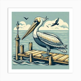 Pelican Art Print