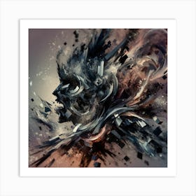 Demonic wrath Art Print