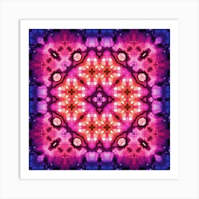 Psychedelic Mandala Art Print