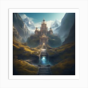 Fantasy Castle 1 Art Print