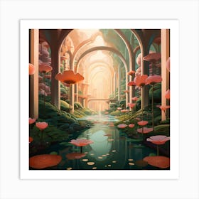 Alien Rainforest Art Print