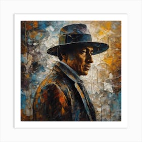 Man In A Hat 6 Art Print