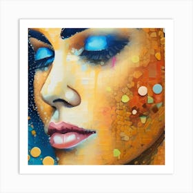 Abstract Of A Woman Art Print