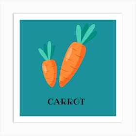 The Carrot Art Print