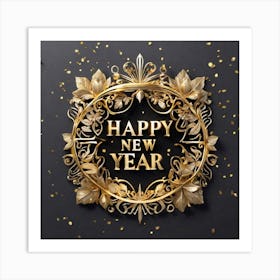 Happy New Year 81 Art Print