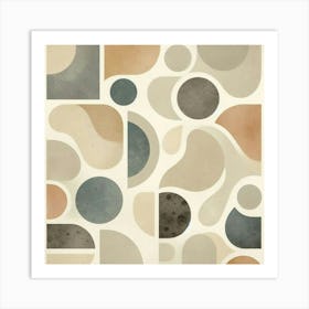 Abstract Shapes 1 Art Print