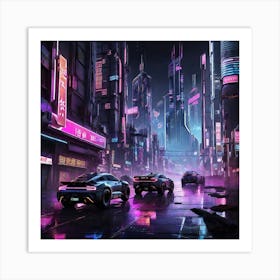 Futuristic City Art Print