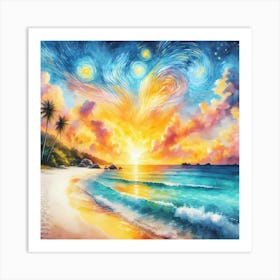 Starry Sky Art Print