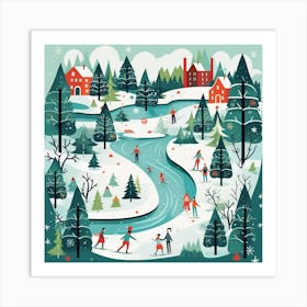 Winter Landscape 20 Art Print