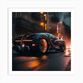 Bugatti Veyron Art Print