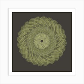 Spirographica in D Minor Art Print