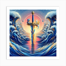 Sword Of The Ocean Art Print