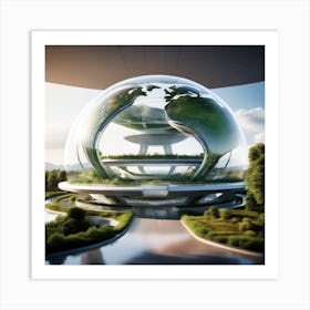 Futuristic Architecture 26 Art Print