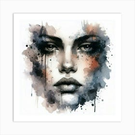 Portrait Of A Woman 77 Art Print