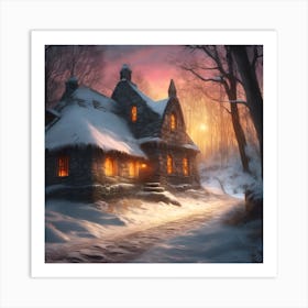 Last Tavern before the Woods Art Print