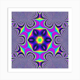 Psychedelic Flower 25 Poster