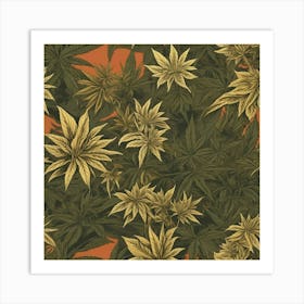 Default Default Retro Vintage Cannabis For Defferent Seasons A 1 (1) Art Print