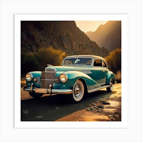 Firefly Timeless Elegance Of A Classic Vintage Car 88781 (4) Art Print