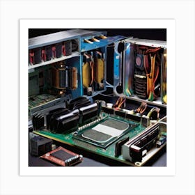 Computer Components 3 Art Print