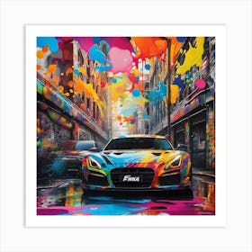 Audi Sports Car Art Print