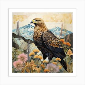 Bird In Nature Golden Eagle 3 Art Print