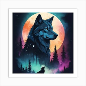 Lone Wolf Art Print