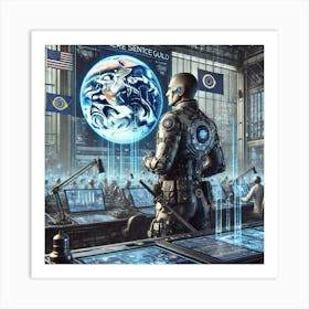 Leader Sentinel Science Guild Converted Art Print