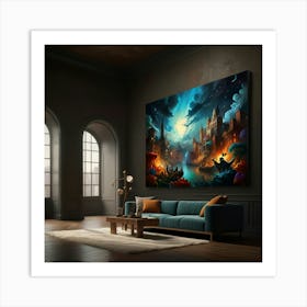 Harry Potter paintings art print Art Print