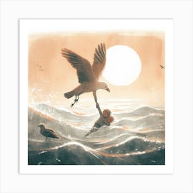 Seagull Art Print