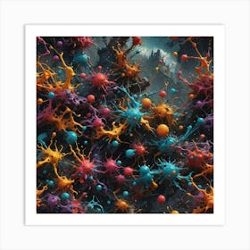 Cancer Cells Art Print