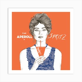 Aperol Spritz Orange - Aperol, Spritz, Aperol spritz, Cocktail, Orange, Drink 29 Art Print