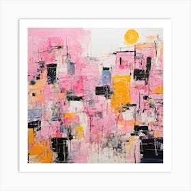 Pink City Art Print