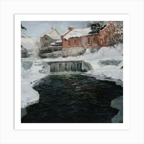 Winter Scene 4 Art Print