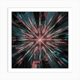 Abstract Cityscape 12 Art Print