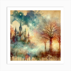 Fairytale Castle 1 Art Print