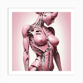 Default Deconstructed Body Detail Pink Art Print 2 Art Print