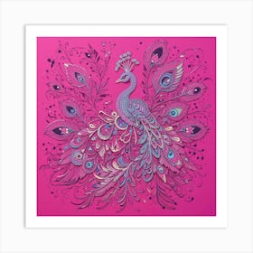 Peacock 21 Art Print