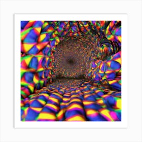 Psychedelic Tunnel Art Print