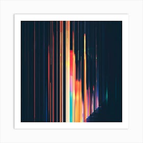 Abstract Stock Trading Art Art Print