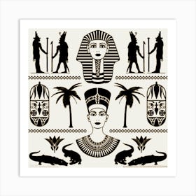 Egyptian Art Art Print