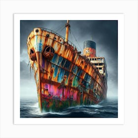 Shipwreck Art Print