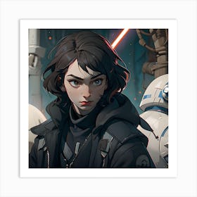 Star Wars Force Awakens Art Print